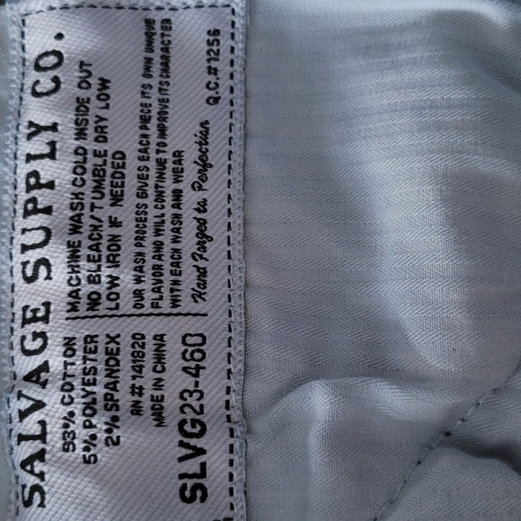 MEN'S SALVAGE JEANS FROM BUCKLE,Light Blue Sz 32 Regular Slim Fit. READ POST. - Picture 11 of 15